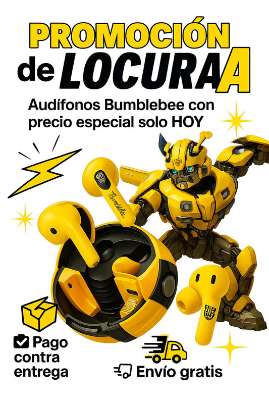 Audifonos Transformers  Edicion Bumblebee